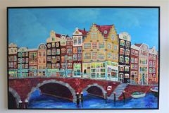 Na de brug in Amsterdam